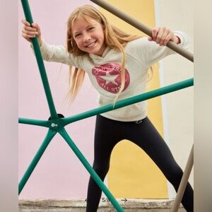 Converse Chuck Taylor Patch High Rise Leggings Girl Size Large (12-13)